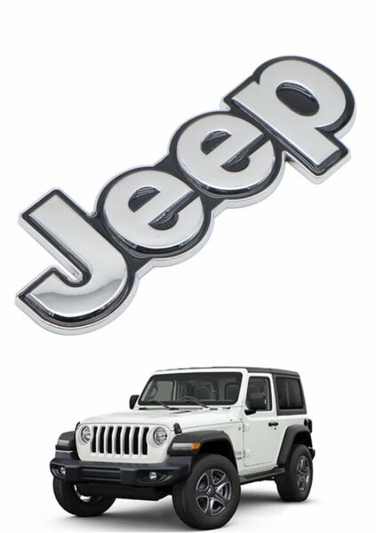 JEEP ジープ エンブレム ステッカー アルミ製