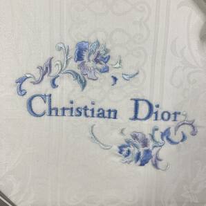 [3-313] ChristianDior ディオール フラットシーツ 140×240cm 寝具 綿100% の画像3