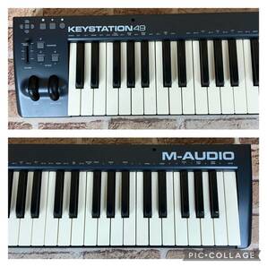 [3-324] M-AUDIO KEYSTATION 49 USB MIDI キーボード 49鍵盤 元箱/説明書ありの画像2