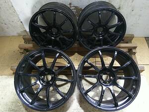 ＃17-583 ADVAN 社外品アルミホイール 17x8J 18x9.5J 5穴98 ET35・41 良品大特価 中古売切り 4本SET