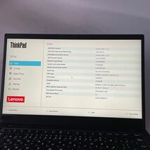 JXJK4072 【ジャンク】Lenovo ThinkPad X1 Carbon /Core i7-10510U 1.80GHz/メモリ:16GB /動作未確認/BIOS確認済/パスワードあり_画像3