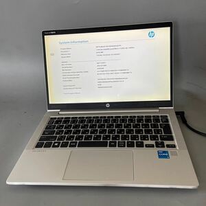 JXJK4088 【ジャンク】HP PROBOOK 430 G8 / 第11世代 Core i5 1135G7 (2.40GHz) /メモリ 8GB / SSD 128GB / 13.3型 /動作未確認/BIOS確認済