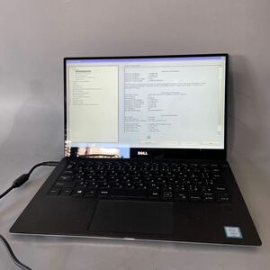 JXJK4133【ジャンク】DELL XPS 13-9360/Core i7-8550U 1.80GHz/メモリ:16GB/ BIOS確認済/動作未確認