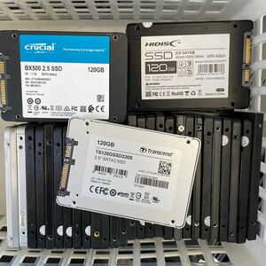 10枚セット　 SATA SSD 120GB 2.5インチ 動作確認済み まとめ売り　JX