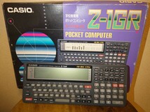 【通電動作未確認】CASIO Z-1GR 16-Bit CPU ポケットコンピューター箱付きガイドブック等あり_画像2