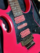 Ibanez Steve Vai JEMJR Pink アイバニーズ ヴァイ エレキギター ピンク 大槻ヨヨコ ぼっち・ざ・ろっく！ ぼざろ_画像2