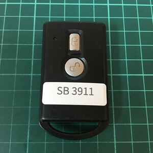 SB3911 点灯 スバル 純正 スマートキー 2ボタン プレオ ステラ ステラカスタム RN1 RN2等 キーレス リモコン