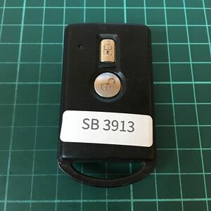 SB3913 点灯 スバル 純正 スマートキー 2ボタン プレオ ステラ ステラカスタム RN1 RN2等 キーレス リモコン