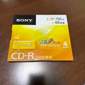 データ用CD-R 48倍速 4枚 4CDQ80GX