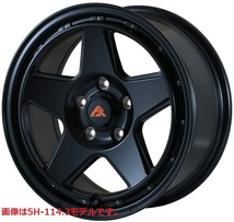 ハイエース アルジェノン フェニーチェ クロス XC5 16x6.5 +38 6H-139.7 マットブラックミルド オープンカントリー 215/65R16 200系_画像1