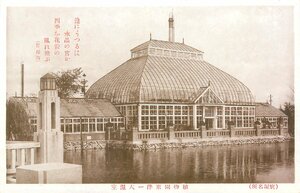 3024【絵葉書】◆宝塚名所 植物園東洋一大温泉 建物/建築物