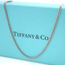 【送料無料】 極希少 美品 Tiffany&Co. ヴィンテージ ティファニー ロング 喜平 シルバー ネックレス チェーン SV925 62cm メンズ HE42_画像1