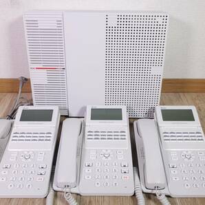 【保証有 状態キレイ】20年製 NTT 主装置 αN1 N1S-ME-(E1) 基盤 NXSM-4BRU-(3) 付属 電話機 A1-(18)STEL-(2)(W) 管理番号6231の画像1