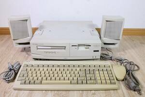 NEC PC-9821Cx13 キーボード/マウス/スピーカー付属 現状 ジャンク品として 管理番号8377