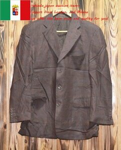 BARISAL★イタリア製★良質 カシミア混ウールジャケット XL（X-0915)　メンズ　ブレザー