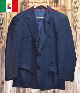 Valditaro★イタリア製★良質 カシミア混ウールジャケット XL（B-069)　メンズ　ブレザー おすすめ