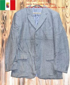 ★イタリア製★良質 ウールジャケット XL（J-970)　メンズ　ブレザー おすすめ
