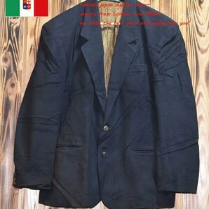 ★イタリア製★良質 カシミア混ウールジャケット XXL（B-020) メンズ ブレザー おすすめの画像1