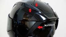 X-Fifteen用 フラップステッカーセット SHOEI X-15　カーボン調 _画像8