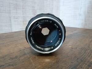 NIKKOR-S AUTO 1:1.4 f=5.8cm NIPPON KOGAKU　レンズ　一眼レフ　日本光学　単焦点レンズ　ジャンク　