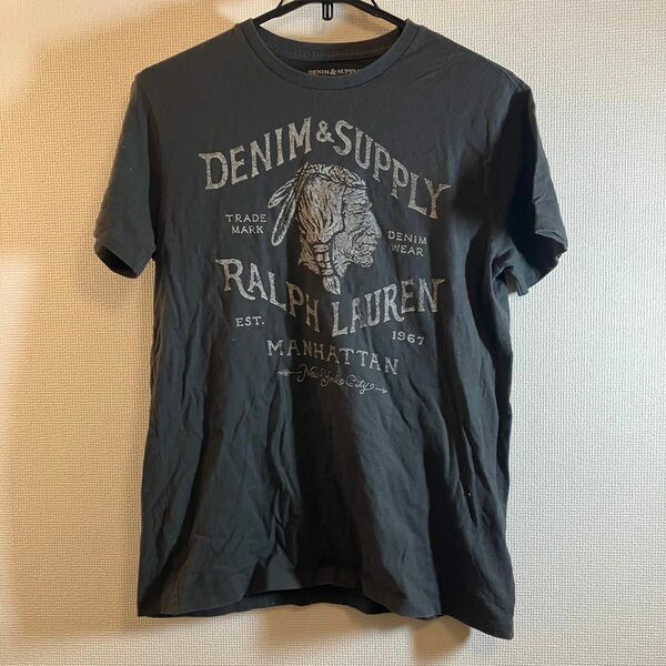 【Ralph Lauren】DENIM & SUPPLY Tシャツ S カーキー 半袖
