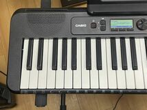 CASIO Casiotone CT-S200 電子ピアノ ブラック 電源コード 譜面台 楽器 鍵盤 20年製_画像4