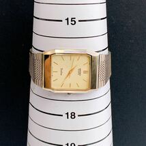 3SA120 SEIKO セイコー Dolce ドルチェ 9521-5110 スクエア メンズ 腕時計 中古現状品_画像8