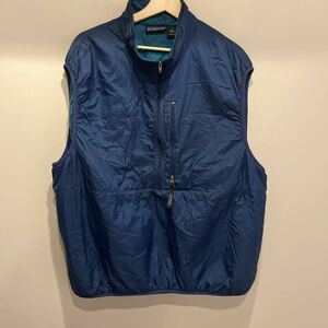 90s patagonia パフボール ベスト パタゴニア puffball vest vintage ビンテージ USA製 パフセーター xl ネイビー ジャケット ブラック 黒