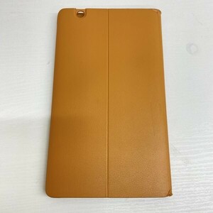 G0603 タブレットケース HUAWEI ブラウン　ファーウェイ　中古