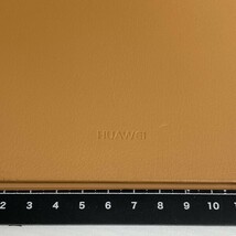 G0603 タブレットケース HUAWEI ブラウン　ファーウェイ　中古_画像3