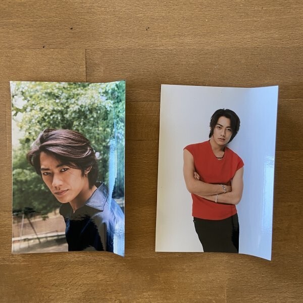 Not for sale Takashi Sorimachi Bromide (raw photo) 2-piece set Current condition, Talent goods, photograph