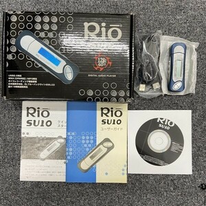 G0519 Rio SU10 128MB デジタルオーディオプレーヤー DIGITAL AUDIO PLAYER　動作未確認　ブルー　本体べたつきあり