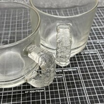 GS232-B HOVA CRYSTAL スナックセット 中房/手付きカップ ホヤクリスタル 未使用　保管品 ガラスのぶどう プレート・コップ 箱付き_画像8