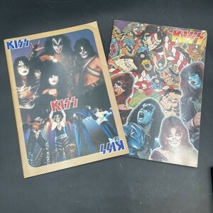 G0314 キッス　ライブ パンフレット2冊セット　1977年/初来日公演ツアーパンフレット／KISS JAPAN LIVE TOUR 1978