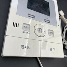 G1012 Panasonic パナソニック インターホン ドアホン モニター 親機/VL-MWD300KL 防犯 動作未確認_画像3