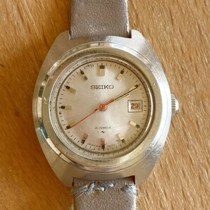 G1120 可動 SEIKO セイコー 21石 手巻き 腕時計 2118-0411 レディース ウォッチ 自動巻 腕時計 デイデイト ベルト社外品の画像1