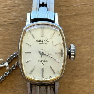 G1210 可動ジャンク SEIKO セイコー レディース 腕時計 手巻き式 ヴィンテージ 1104-3030 腕時計 レディース 中古　※リューズ取れ