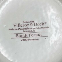 G0315O16 Villeroy & Boch Black Forest　磁器製　蓋付き小物入れ　ボウル　陶器箱　塩壺　砂糖入れ　ブラックフォレスト ビレロイ&ボッホ_画像5
