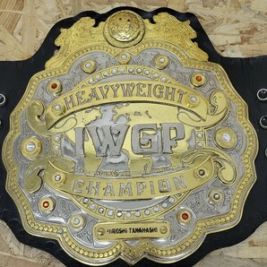 4代目 IWGP ヘビー級王座 チャンピオンベルト レプリカ 新日本プロレスリング 棚橋弘至 オカダカズチカ アントニオ猪木 総重量 約5.5kg の画像7