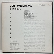 ●即決VOCAL LP Joe Williams / Sings Everyday mg6002 jv6250 米オリジナル、X20機械ナシRVG手書き刻印、Dg Mono_画像2