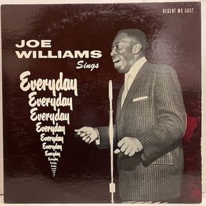 ●即決VOCAL LP Joe Williams / Sings Everyday mg6002 jv6250 米オリジナル、X20機械ナシRVG手書き刻印、Dg Mono