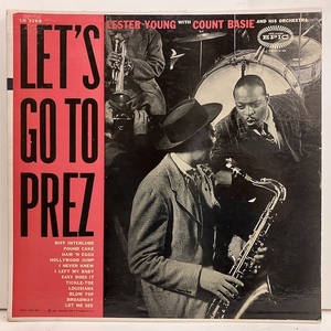 ●即決LP Lester Young / Let's go to Prez Ln3168 j40425 米オリジナル、黄ラジアルDg Mono j40425