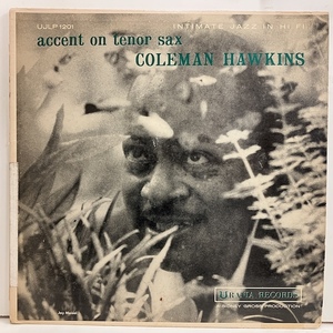 ●即決LP Coleman Hawkins / Accent On Tenor Sax UJLP1201 j40526 米オリジナル、Dg Mono