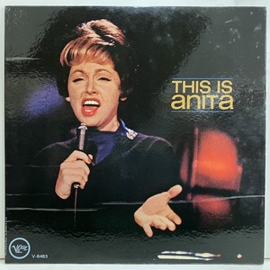 ●即決VOCAL LP Anita O’day / this is Anita V8483 jv6420 米盤、Mono ミゾナシMgm 