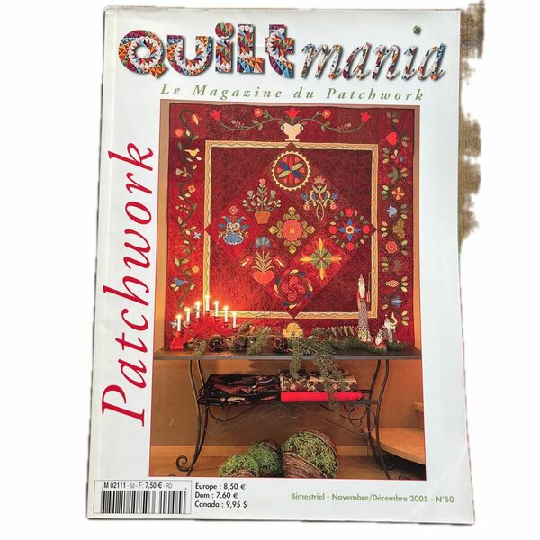 QUiLt mania／キルトマニア/キルト雑誌/パッチワーク
