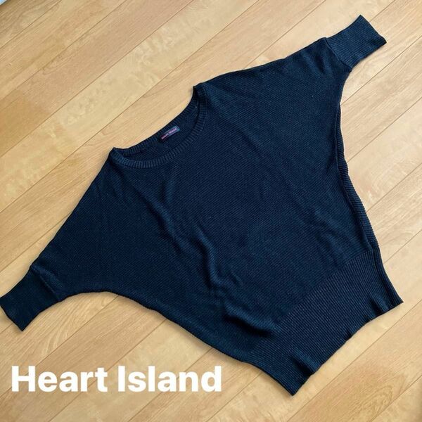 Heart Island ハートアイランド　レイヤードドルマンスリーブ　トップス　セーター　Ｓ