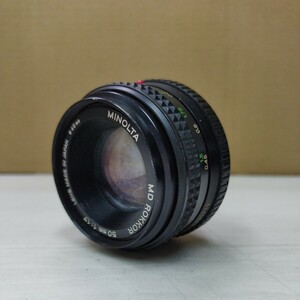 MINOLTA MD ROKKOR 50mm 1:1.7 Φ49 ミノルタ カメラレンズ ミノルタ用 未確認 LENS1767