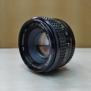 MINOLTA MC ROKKOR-PF 1:1.7 f=50mm ミノルタ カメラレンズ ミノルタ用 未確認 LENS1770