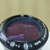 Nikon ZOOM-NIKKOR・C AUTO 1:4.5 f=80-200mm ニコン カメラレンズ ニコン用 未確認 LENS1830_画像8