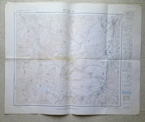 4　地図50,000分の1　妙高山（新潟県）　昭和41年発行 国土地理院